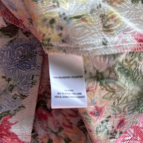 Danny and Nicole Sleeveless Floral Circle Midi Dress - Picture 11 of 11